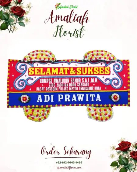 Papan Bunga Ucapan Selamat Tanjungkarang Timur